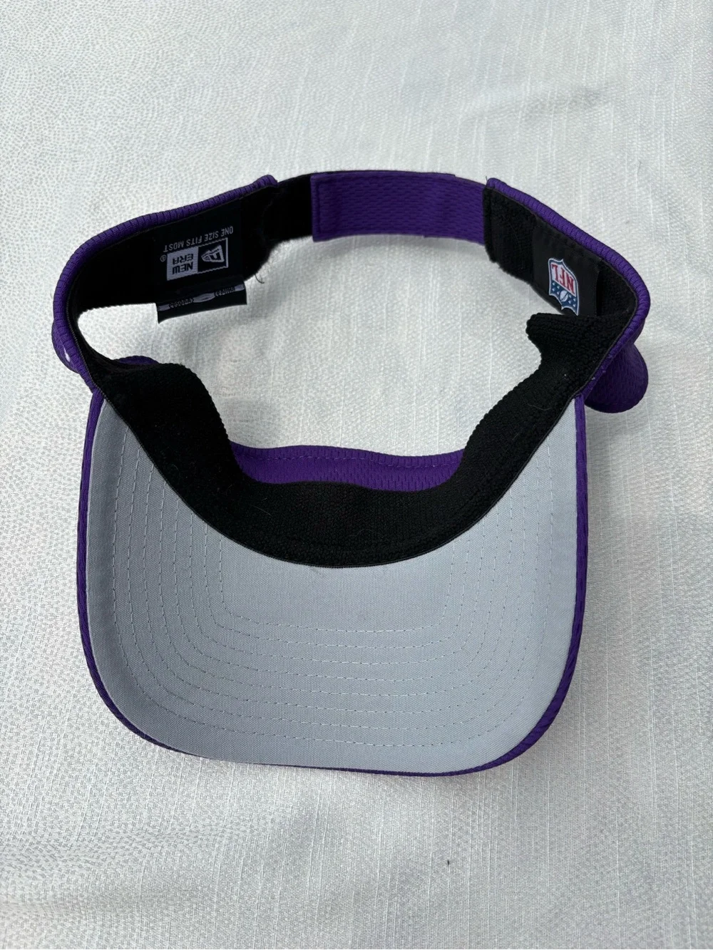 New Era Black and Purple Sports Visor